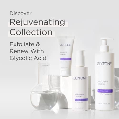 Glytone Mild Gel Cleanser - Exfoliating Face Wash for Normal to Combination Skin - With 4.7% Pure Glycolic Acid - Vegan & Fragrance-Free - 6.7 fl. oz.