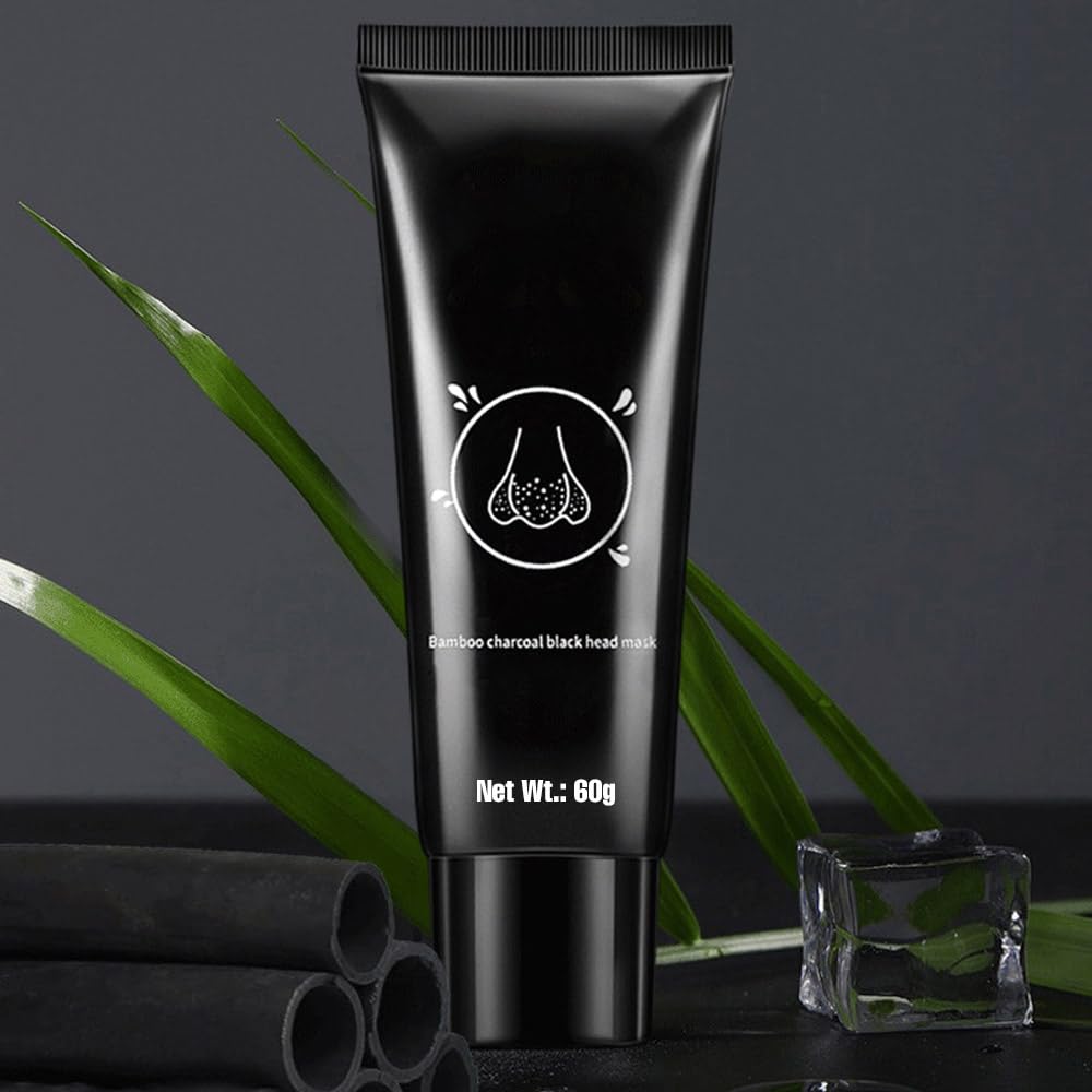 Blackhead Remover Mask, Black Activated Charcoal Face Mask Skincare Peel Off, Blackhead Peel Off Face Mask Blackheads Remover Strip Facial Mask for All Skin Types(2.1 Fl.oz)