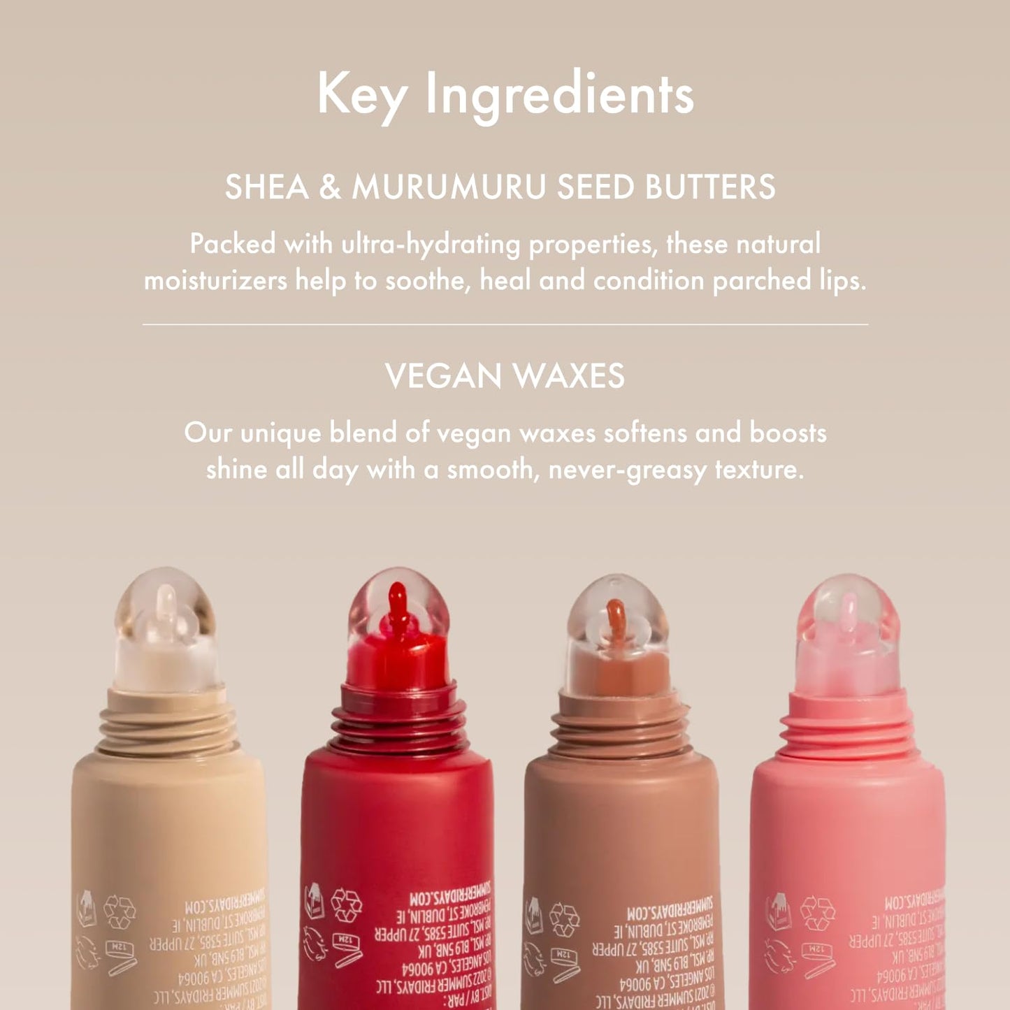 Summer Fridays Tinted Lip Butter Balm - Conditioning Vegan Lip Balm for Instant Moisture, Shine & Hydration - Sheer-Tinted, Soothing Skincare - Pink Sugar (.5 Oz)