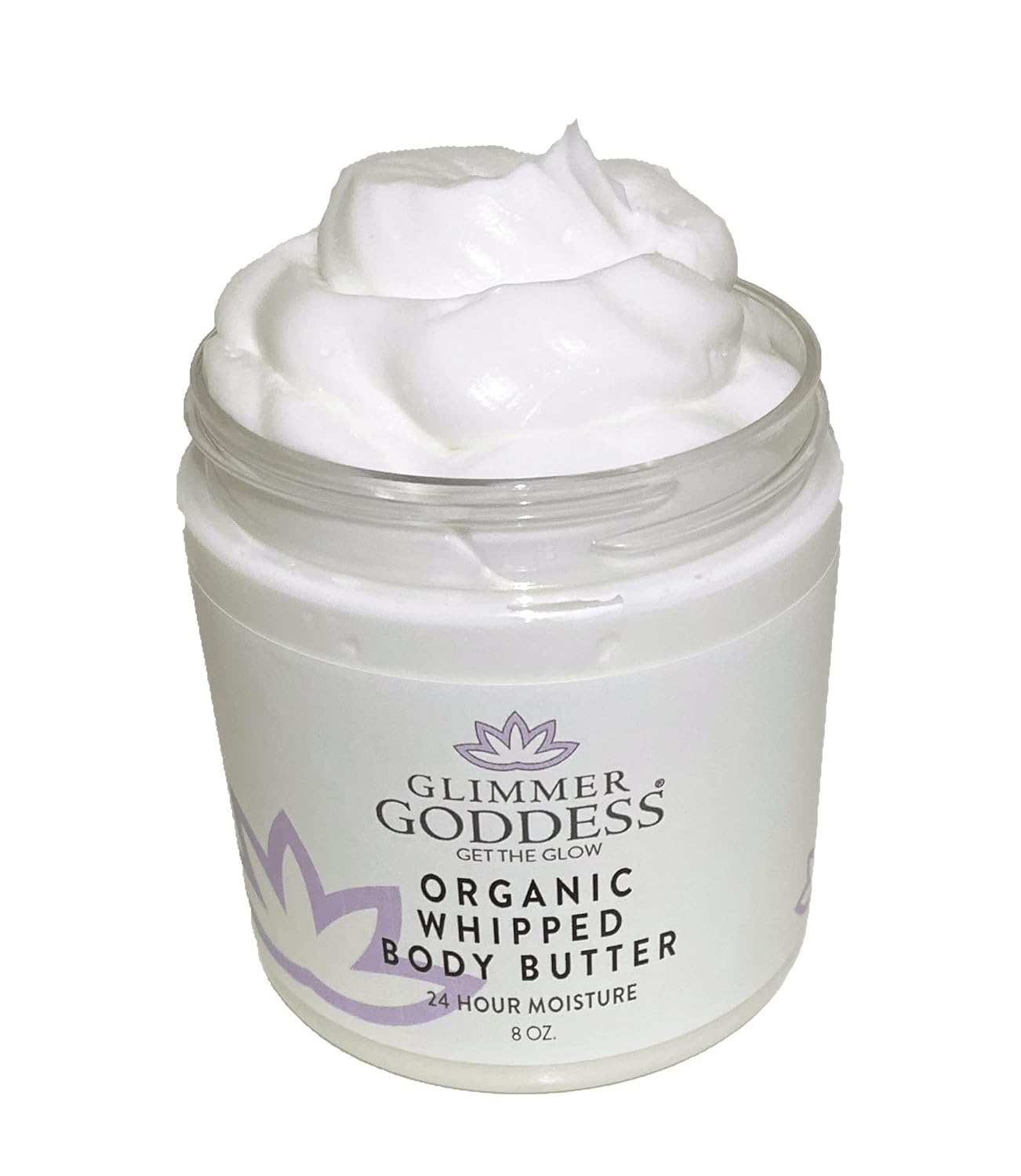 GLIMMER GODDESS Organic Whipped Body Butter (Coconut) 8 oz