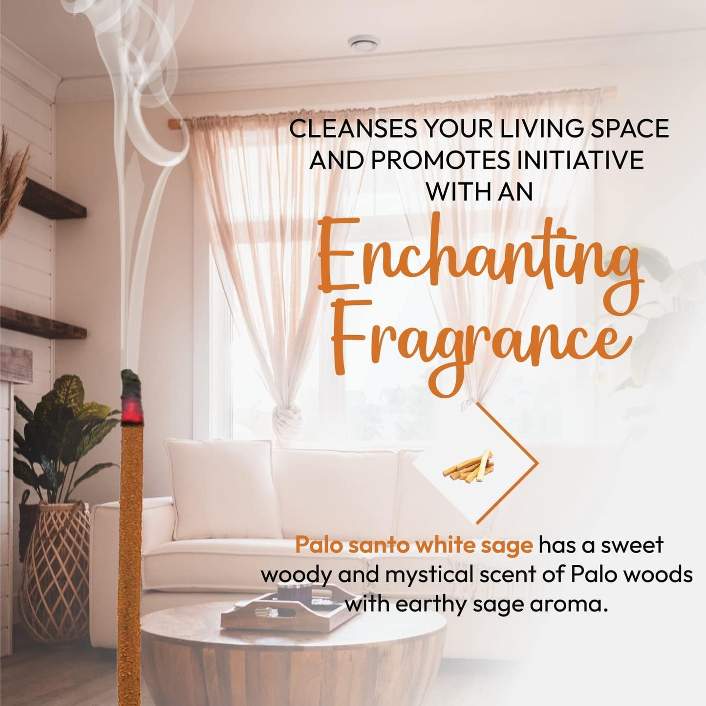 Sacred Elements Palo Santo Incense Sticks – 12 Boxes (100+ Hand-Rolled Sticks) – Indian Masala Incense with Authentic Peruvian Wood – for Meditation, Cleansing & Energy Protection.