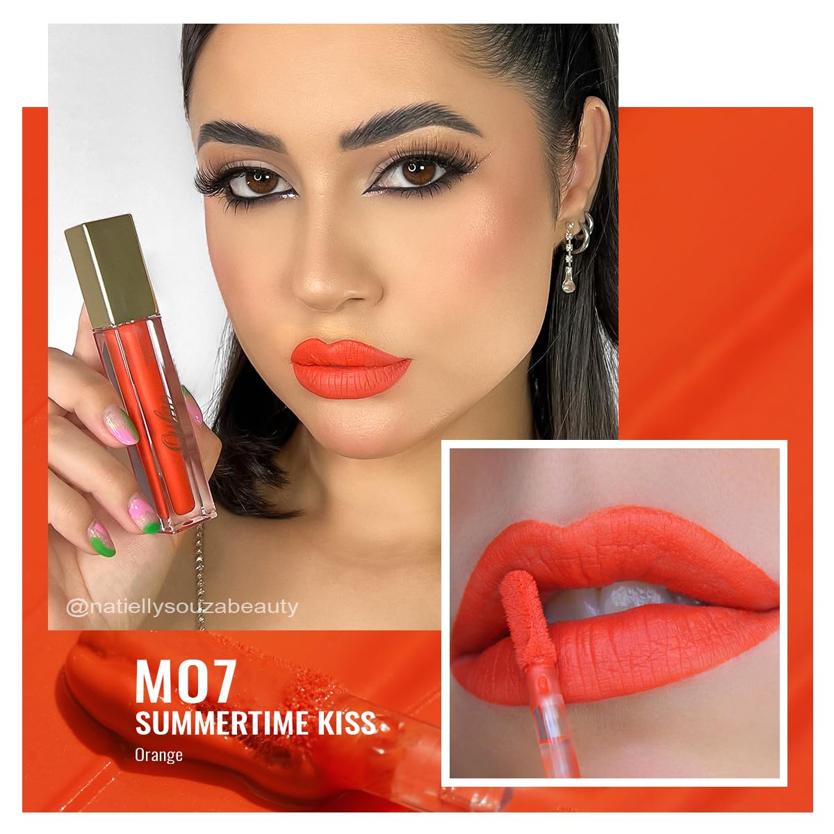 Oulac Matte Lipstick for Women, Long Lasting Liquid Lipstick High Impact Lip Color Full Coverage Lip Makeup with Vitamin E Waterproof Formula,Vegan M07+MS06+MS08