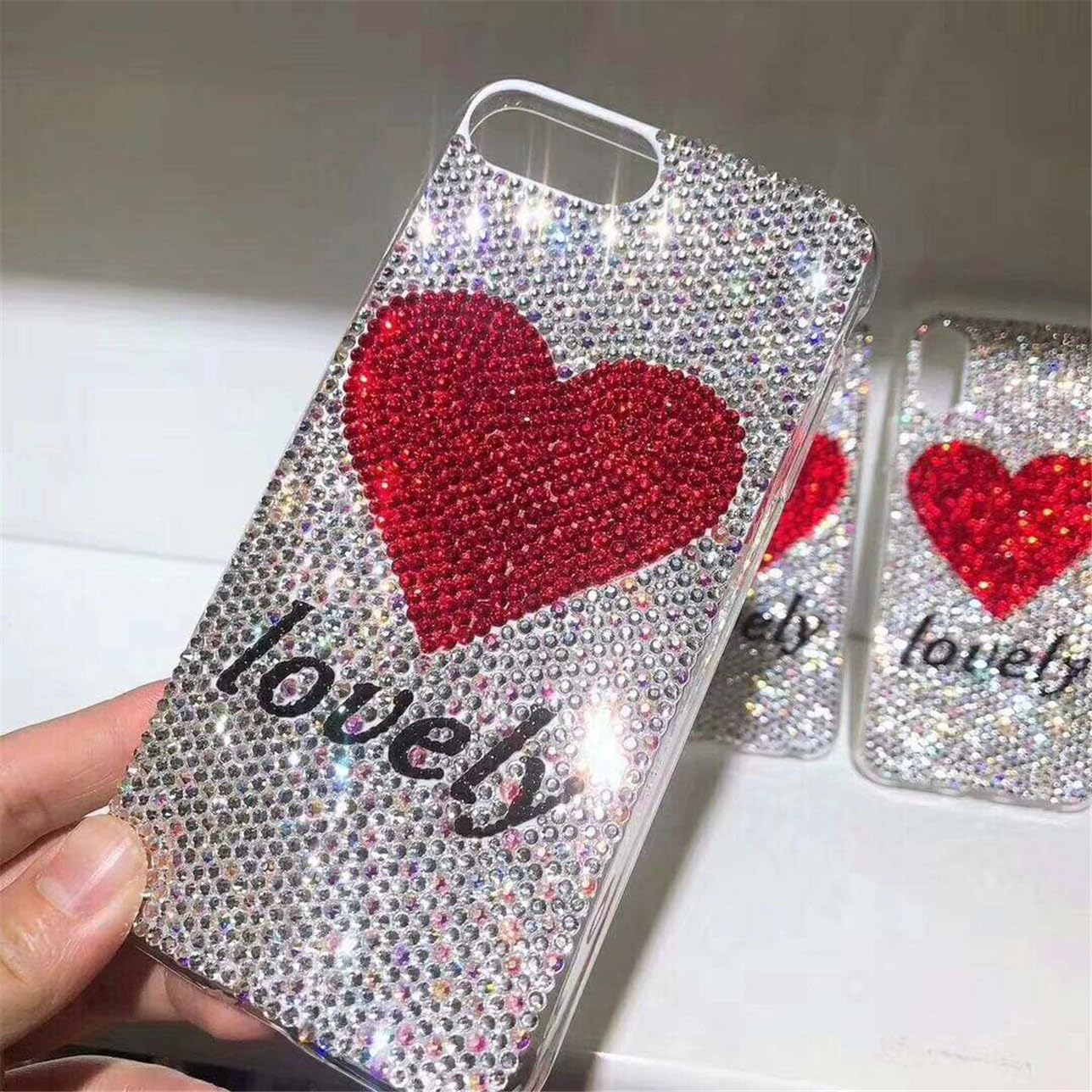 1440 Pcs SS20 5mm Flatback Rhinestones for Nails Art Crafts Glitter Round Shine Gems AB Crystals DIY Clothes Shoes (Black-Bottom Sapphire AB)