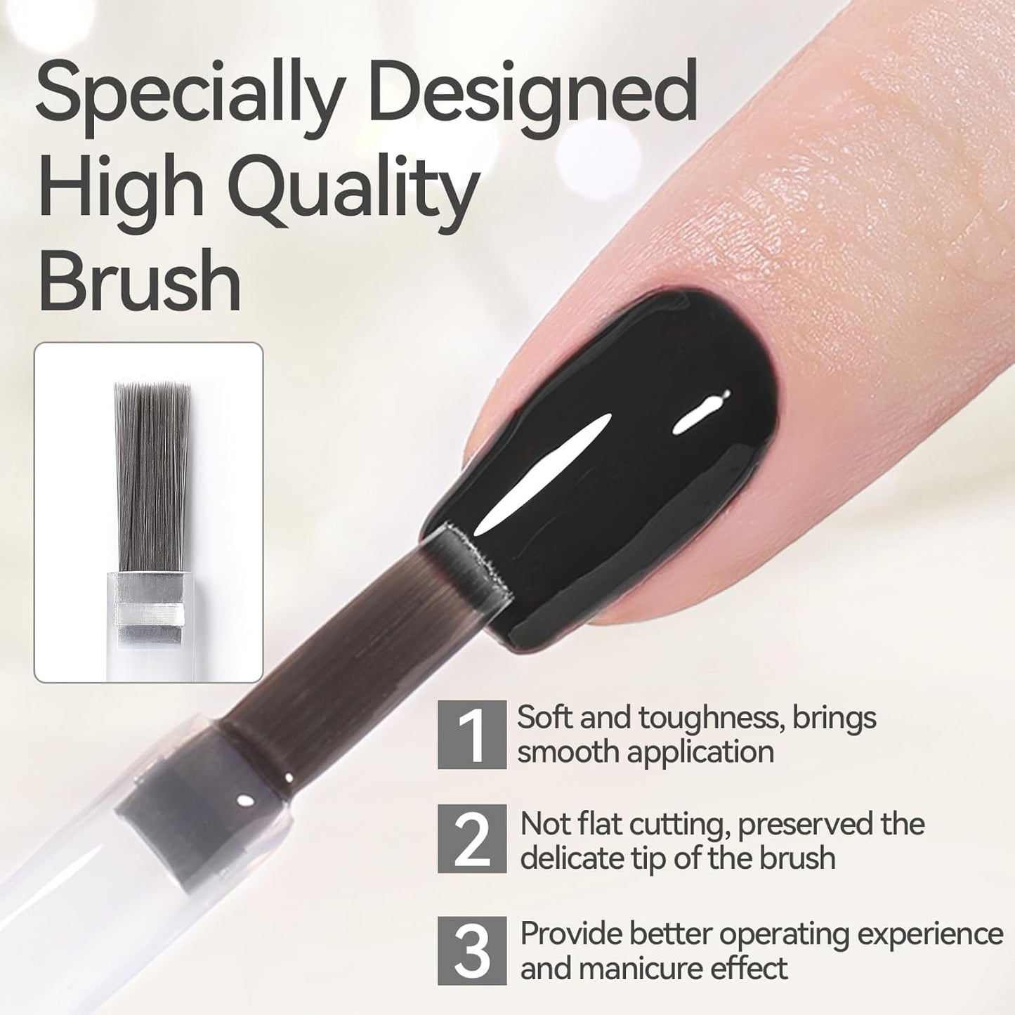 Born Pretty Super Top Gel, High Gloss Shiny Long Lasting Top Gel Polish, Glossy Clear Soak Off U V & Nail Lamp Gel Nails DIY Top Gel Coat 15ml 2pcs