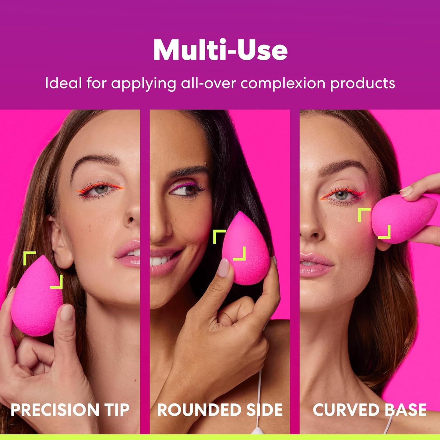 Beautyblender® | Original Pink + Nude Beauty Blender 2-Piece Bundle for Blending Foundations, Powders, and Creams, Super-Soft Foam for Streak-Free Application, Made in the USA, Reusable, Washable