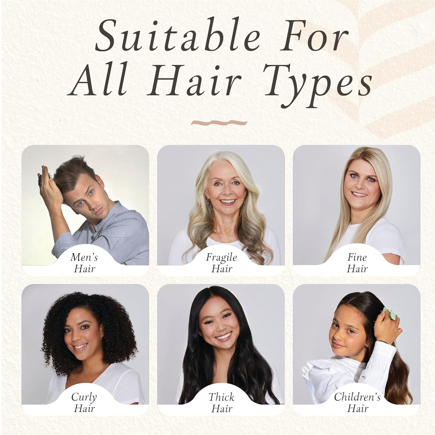 Manta Original Anti-Breakage Hairbrush – Gentle Detangling Brush for Wet & Dry Hair, Flexible Hairbrush for All Types, Healthy Hair Care for Women & Men, White