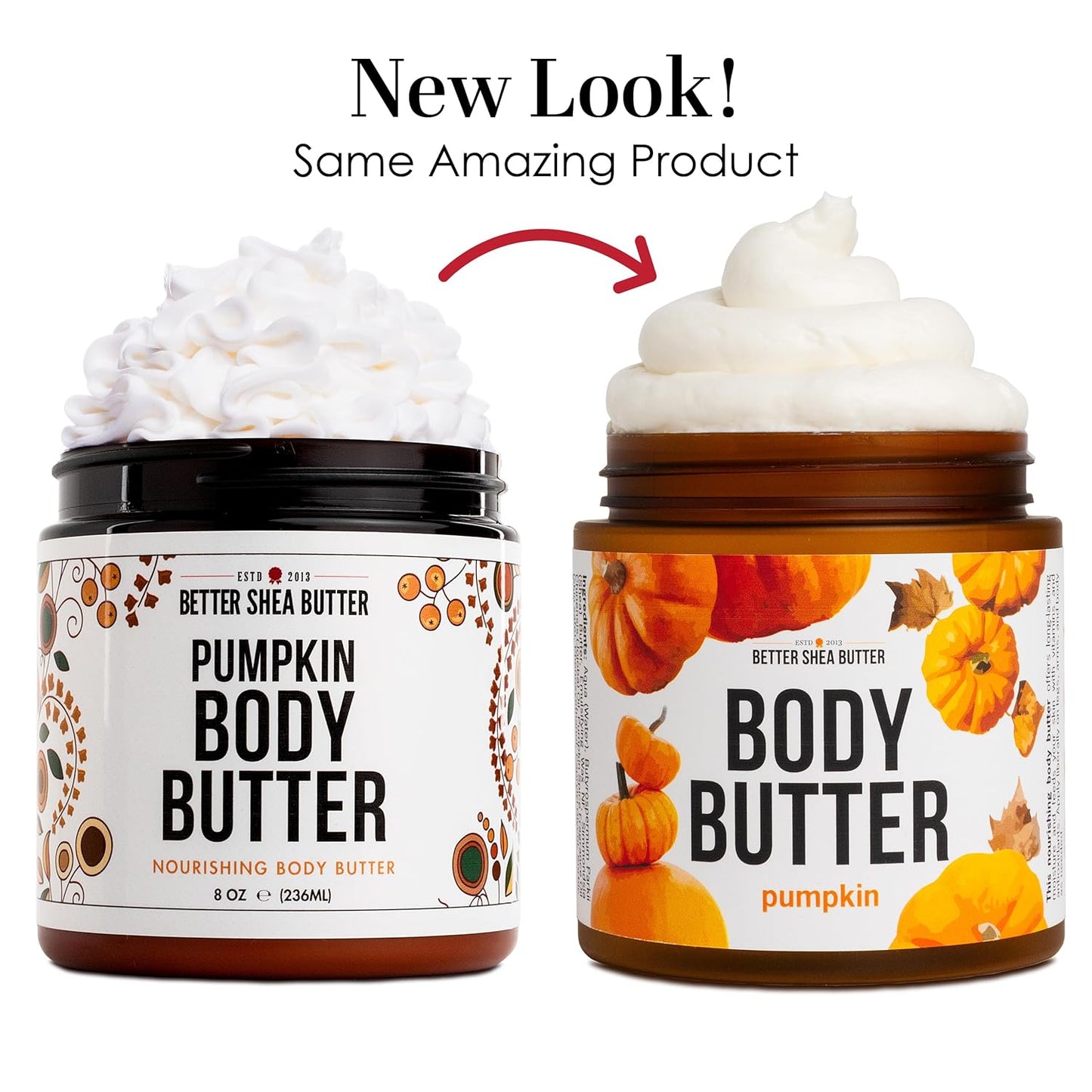 Pumpkin Body Butter with Organic Shea Butter | Pumpkin Spice Lotion for Women | Non Greasy Body Cream | Fall Body Care Favorite with Pumpkin Spice Scent
