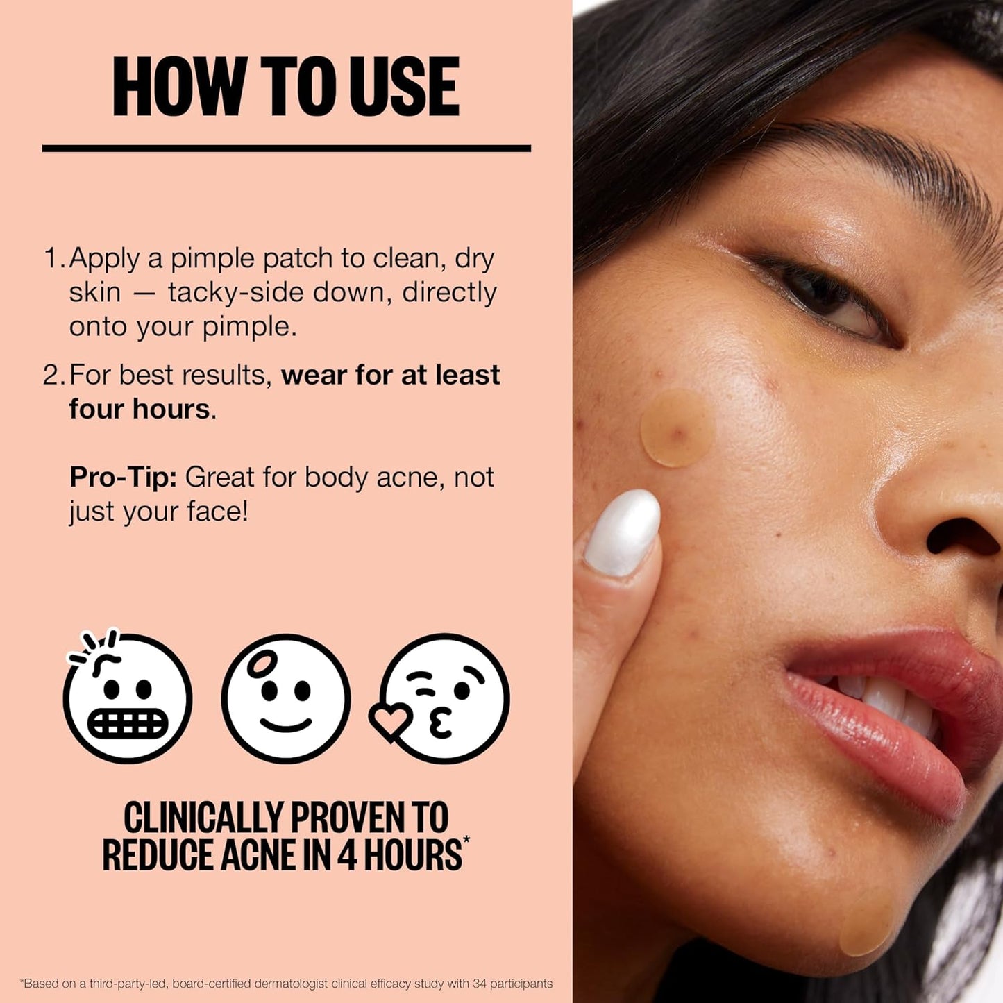 PEACE OUT Acne Healing Dots Helps Clear Blemishes Overnight, Fast Acting Hydrocolloid Pimple Patches for Breakouts with Salicylic Acid, Retinol and Aloe Vera, Award Winning Skincare Solution 40 Count