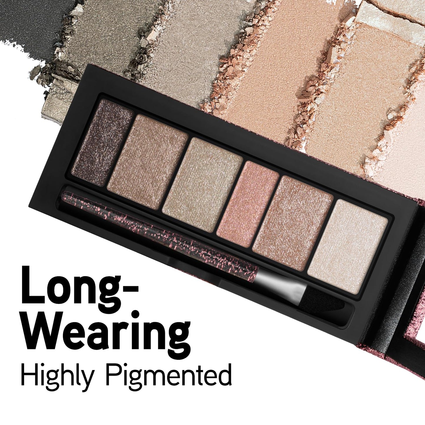 Physicians Formula Shimmer Strips Custom Eye-Enhancing Extreme Shimmer Shadow & Liner, Hypoallergenic Eyeshadow Palette with Reflective Liquid Powders – Nude Eyes