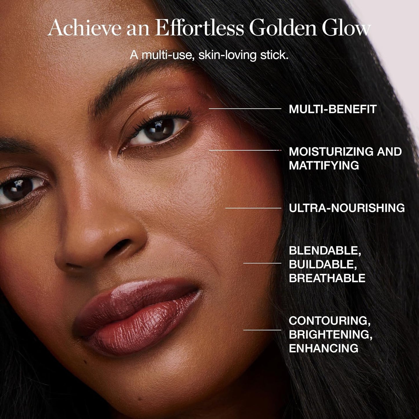 Ogee Sculpted Face Stick (CARNELIAN - SHEER LUMINOUS CORAL) Certified Organic Blush Stick - Multi-Use Cream Blush & Highlighter