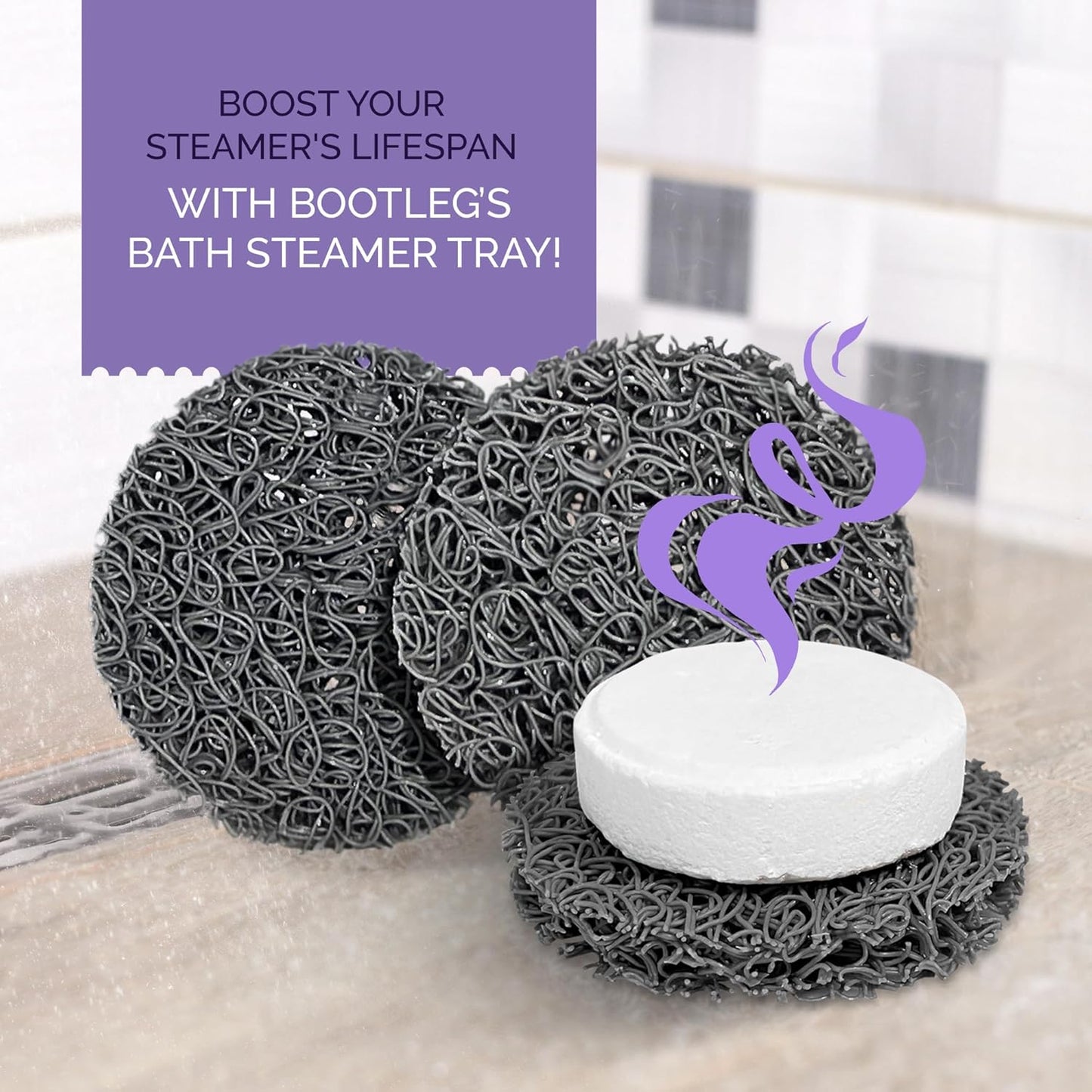 Shower Steamers Aromatherapy Lavender 15 Pack, 100% Pure Essential Oil, All Natural, for Men and Women, Made in USA