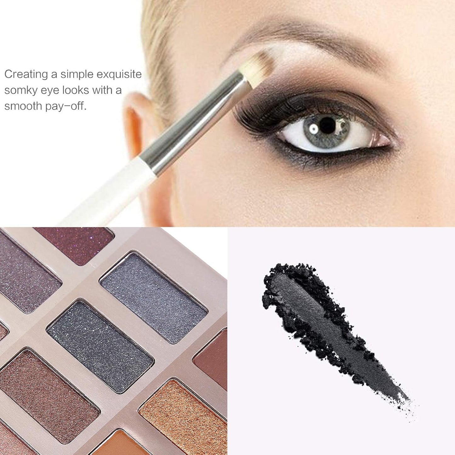 UCANBE 60 Colors Naked Eyeshadow Palette, Warm Neutral Nudes Makeup Pallet, Natural Matte Glitter Shimmer Smokey Eye Shadows Halloween Cosmetic Gift Kit