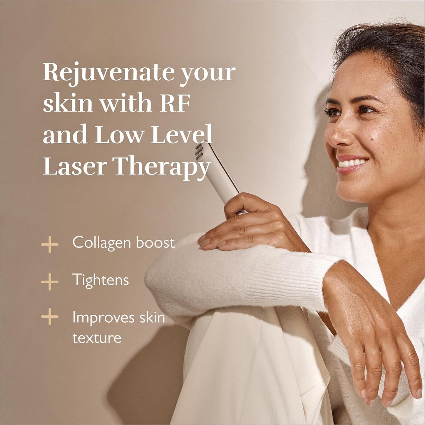 Silk’n Anti-Aging Device - Titan Mini - Wrinkle Reduction and Skin Tightening - Rejuvenates Skin on Smaller Face Areas - Cordless Use - Skin Care Device with LED - Unisex Hygiene and Personal Care