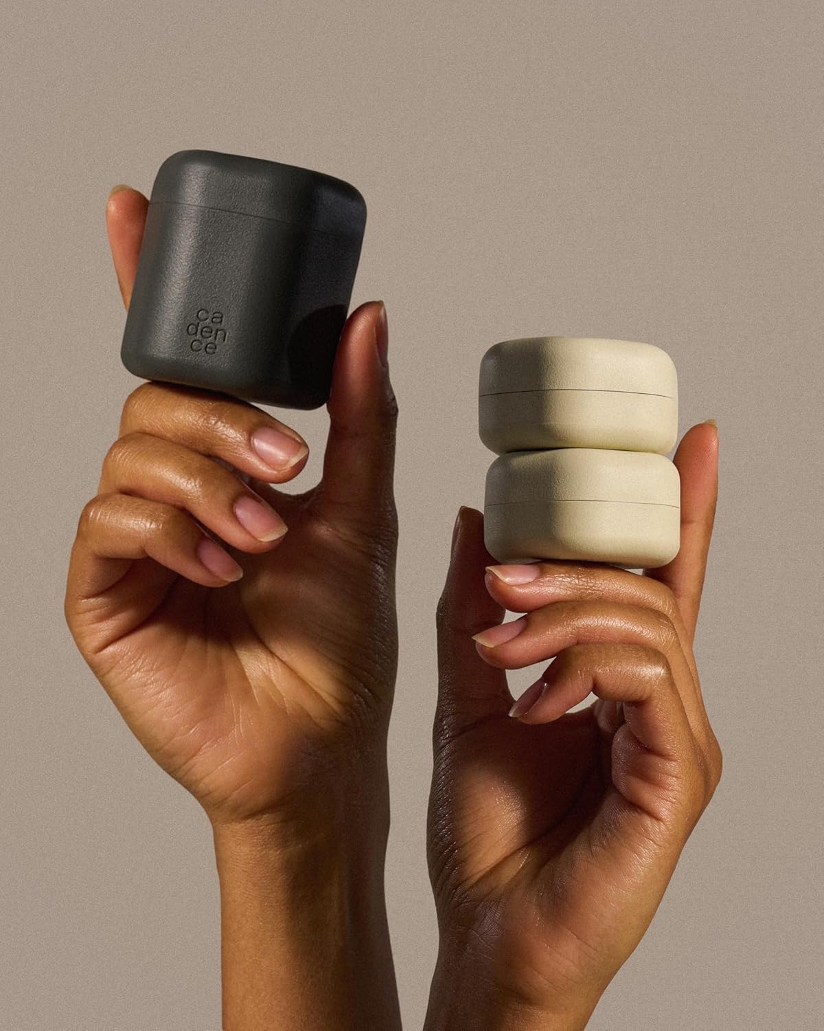 Cadence Travel Containers - Core Skincare Set - Magnetic Containers with Lids,2 Small (0.56oz) & 3 Medium (1.32oz) - Cleanser, Moisturizer, Serum, Makeup Remover & Sun Icon Labels - Evergreen