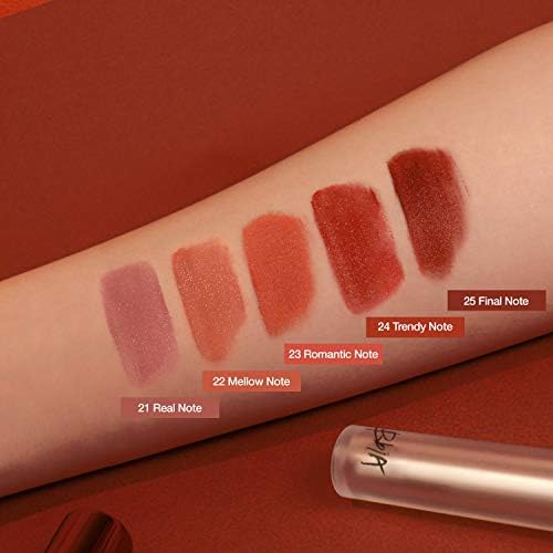 BBIA Last Velvet Lip Tint - Soft & Creamy Matte Finish Lip Stain, Blur Effect with Velvety Texture, Long-Lasting, High Pigment, Lightweight, Non-Drying, Korean Lip Makeup (23 ROMANTIC NOTE)
