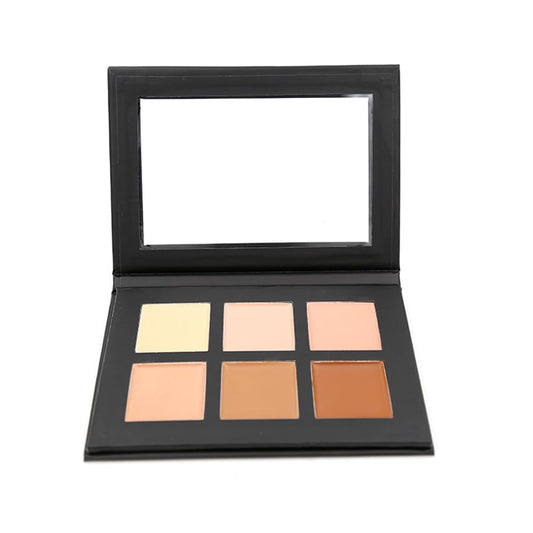 6 Color Contour and Highlighting Makeup Kit Contouring Foundation Concealer Palette Cream Kit Mattle (Medium)