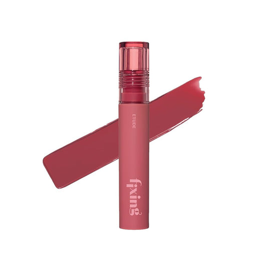 ETUDE Fixing Tint #20 Pink Fig (4g) | Long Lasting High Pigmented Liquid Lipstick | Waterproof Lightweight Matte Finish Lip Stain | Full Coverage | Korean Makeup, Kbeauty