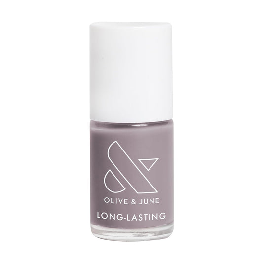 Olive & June Long Lasting Nail Polish | Plump, Gel-Like Finish No Lamp Needed | Lasts up to 10 days | Salon-Quality Color at Home | 15-Free, Vegan & Cruelty-Free Chip-Resistant Shine | AW Warm Grey
