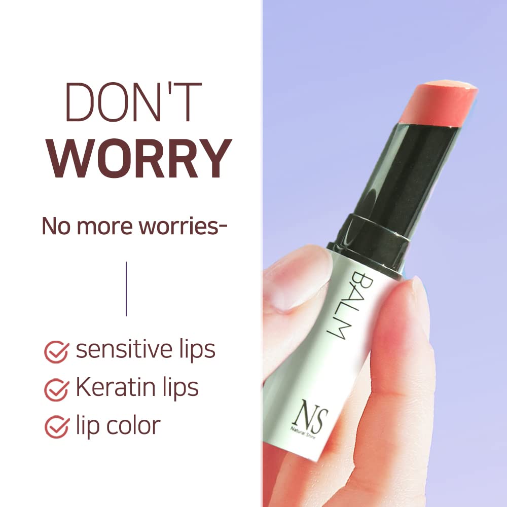 Lux Triple Lip Cure Glossy Balm MUSE (Rose Coral) (0.17oz) 4 million units sold in Korea, Natural Tinted Korean Lip Balm, Petroleum/Paraben Free, Lip Butter,lip balm hydrating