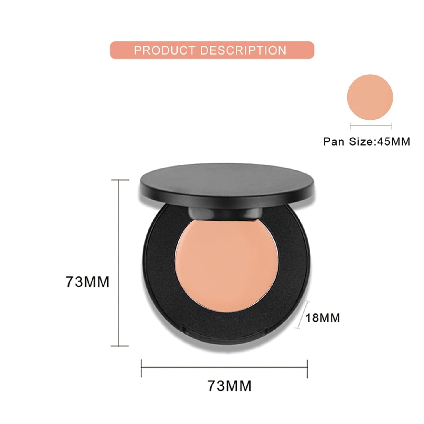 Cream Concealer Corrector Correcting Contour Makeup Set under Eye Concealer Cream Kit for Dark Circles and Blemish 21
