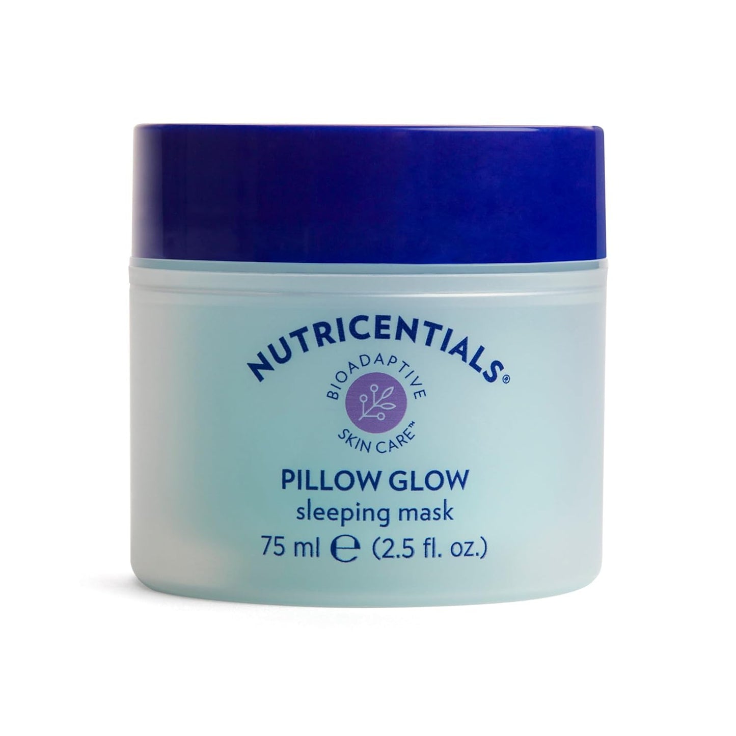 NuSkin NUTRICENTIALS Pillow Glow Sleeping Mask | Overnight Hydration | Bioadaptive Botanical Complex | Red Algae | Apple Extract | Deep Sea Water | Skin Glowing & Pore Minimizing | 2.5 Fl Oz | 1 Pack