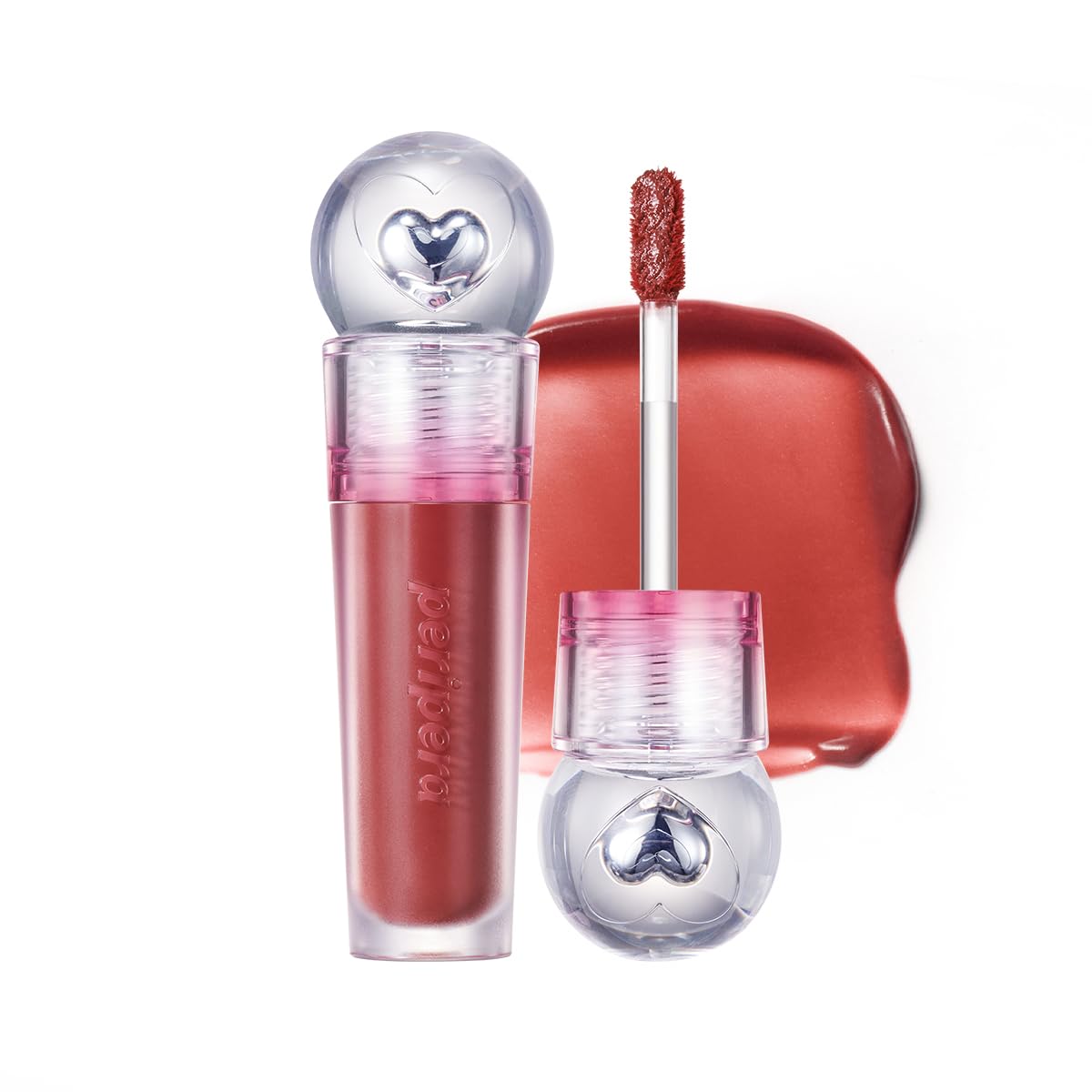 Peripera Ink Jellable Tint, Lip Stain, Korean Lip Tint, High Pigment Color, Longwear, Weightless, Moisutizing, Hydrating (04 DANCE WITH WARM, One Size)