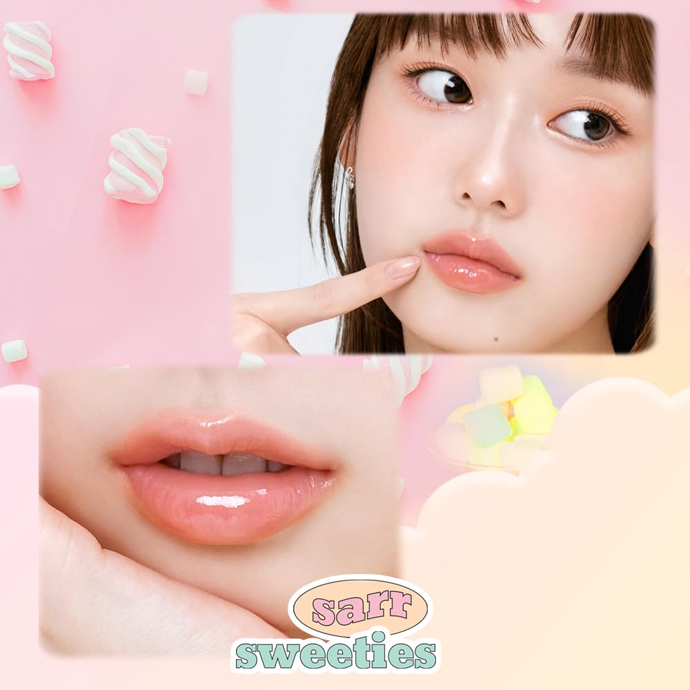 ETUDE Over Glowy Lip Gloss #6 Taro Berry | Non-Sticky Vegan Lip Tint | Moisturized & Long-lasting Lip Gloss | Daily Stain for Dry Lips, Korean Makeup, K-beauty, Perfect for Gift