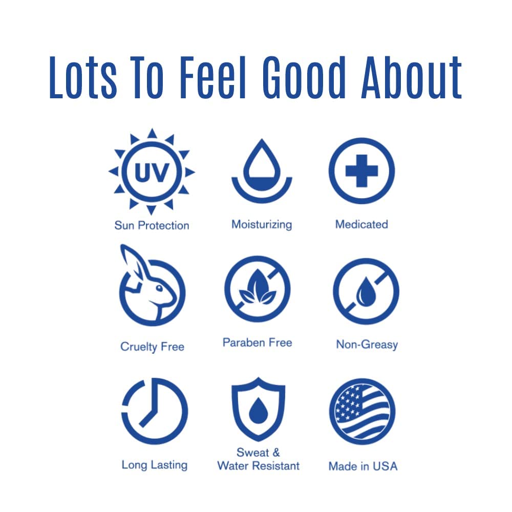 Dermatone Original Lip Balm | Medicated & Moisturizing | Cocoa Butter, Aloe, Vitamin E | Soothe & Heal Chapped Lips | SPF30 | 2-Pack, 0.15oz sticks