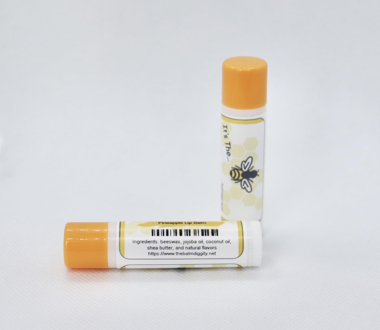 It's The Balm Diggity 2-pack Pineapple Beeswax, All-Natural, Moisturizing, and Nourishing Lip Balm Made With Just 5 Ingredients