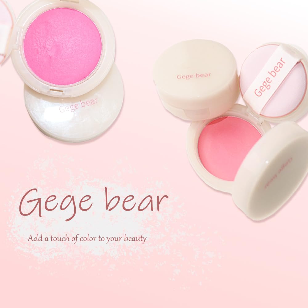 Silky Matte Blush,Blush Powder for Cheeks,Long-Lasting, Natural Look, Powder Blush Palette, Complements All Skin Tones