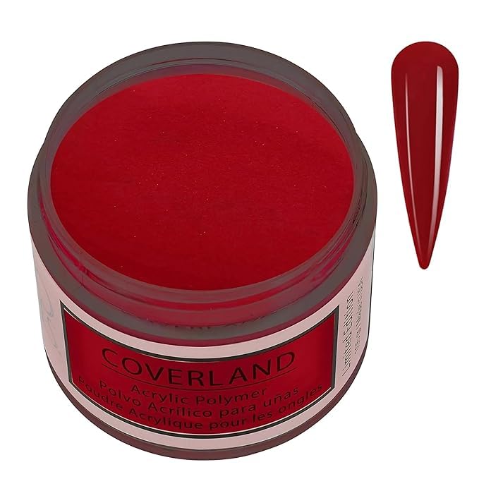 Tones Coverland Acrylic Nail Powder "Candy Cane" - Limited Edition Acrylic Powder for Nail Design, Sculpting, and Masking Nail Bed Imperfections - Professional Acrylic Nail Supplies - (1.5 Oz)