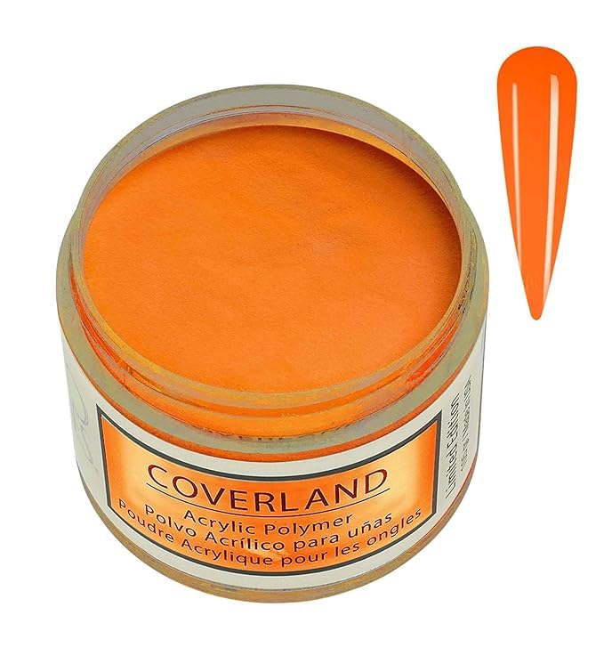 Tones Coverland Acrylic Nail Powder "Puerto Rico Sunshine" - Limited Edition Acrylic Powder for Nail Design, Sculpting, and Masking Nail Bed Imperfections - (1.5 Oz)