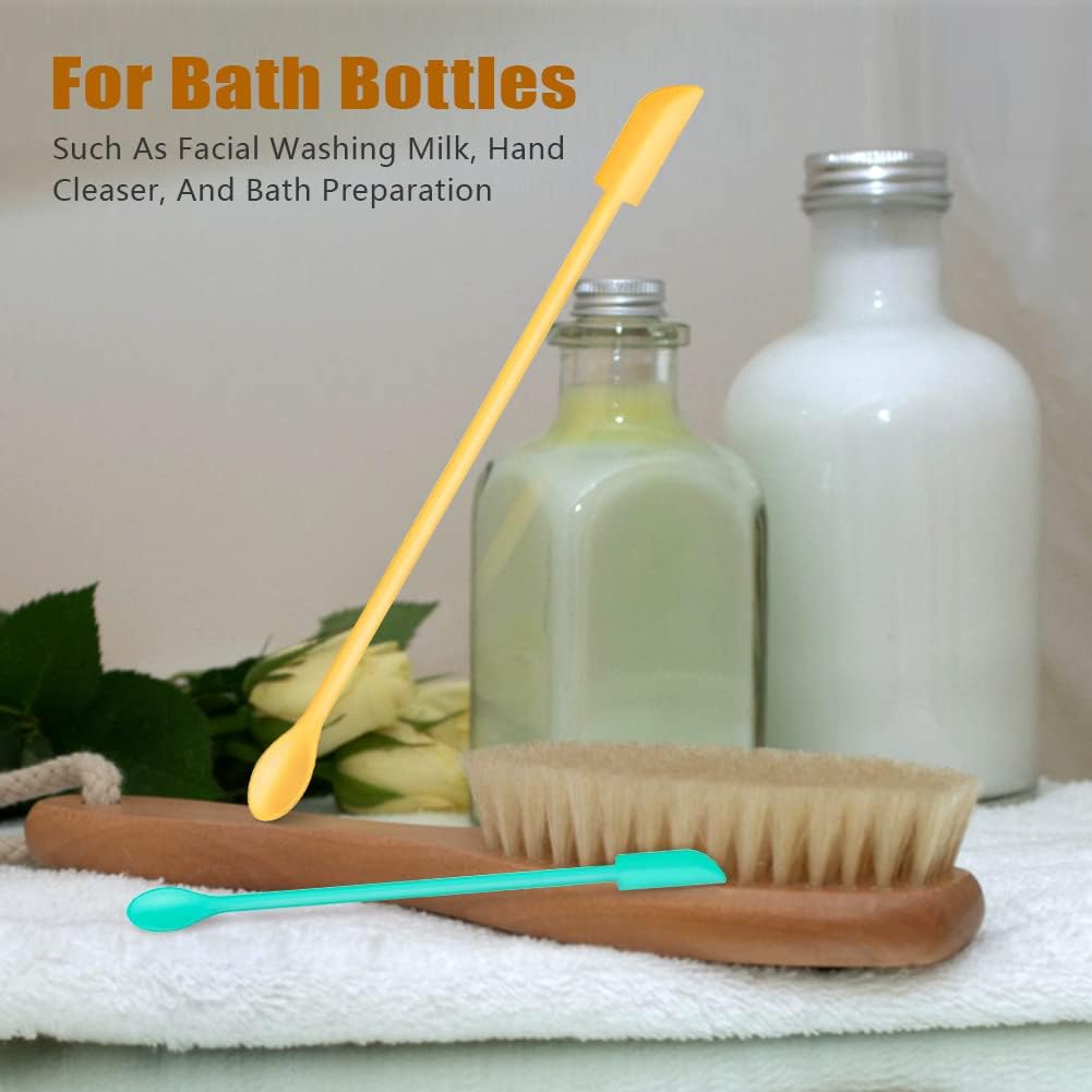 barsone Silicone Spatula Set 3Pcs - Mini Scraper Tool for Beauty & Food （Reach Every Last Drop - Multi-Size Spatulas for Makeup Jars, Lotion Bottles & Kitchen Containers）