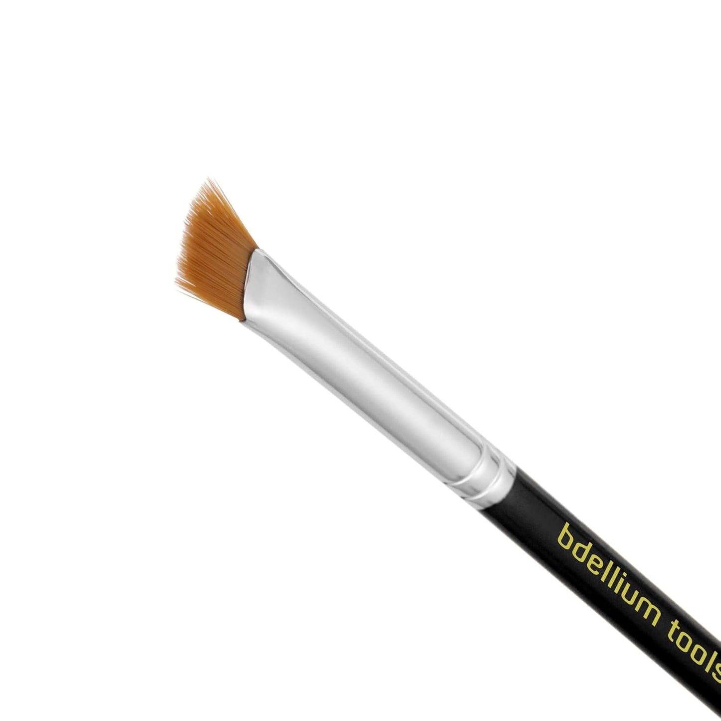 Bdellium Tools Professional Makeup Brush - Maestro Series 732 Mascara Fan - With Soft Synthetic Fibers, For Applying Mascara (Black, 1pc)