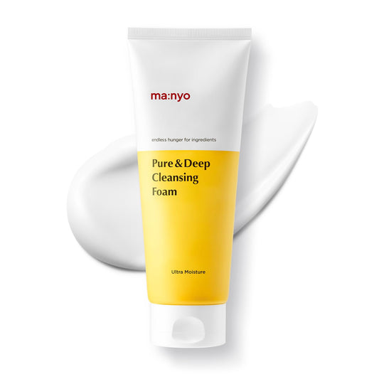 manyo Pure & Deep Cleansing Foam | Gentle Face Wash with Natural Ingredients | Removes Impurities & Excess Sebum | Suitable for All Skin Types | Korean Skincare 6.7 fl oz (200ml)