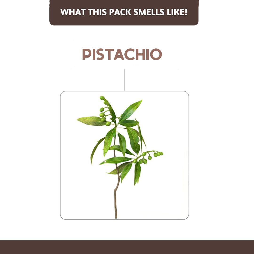 Folkulture Incense Sticks | Set of 100 Insence-Sticks with Holder for Relaxation | Pistachio Fragrance Incense | Organic, Slow Burning & Non Toxic Inscents for Meditation | Dessert Inspired