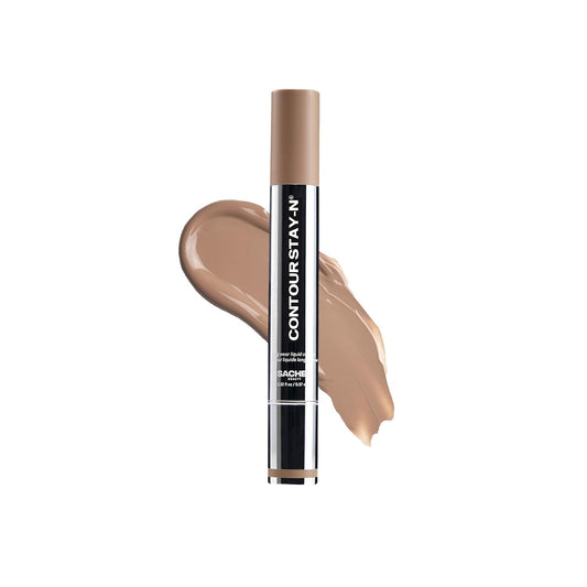 Sacheu Liquid Contour STAY-N Long Wear Bronzer Cream Contour Makeup — Long Lasting, Blendable, & Lightweight Formula — Vegan & Cruelty-free, Giving Sass