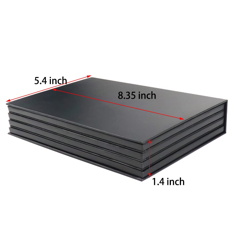 4 layers empty cardboard magnetic book eyeshadow palette