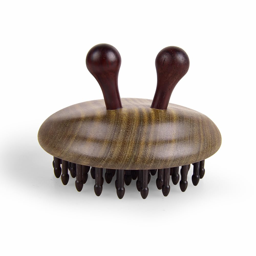 Massage Hair Comb Hair Brush Round Shape (Snail)