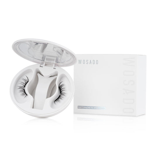 Soft Magnetic Eyelashes Kit with Applicator, No.18 Velvet Black, Reusable Glue-free Wispy Magnetic Lashes, Cruelty-free False Lashes, Waterproof, Lightweight, Suit for Heavy Makeup