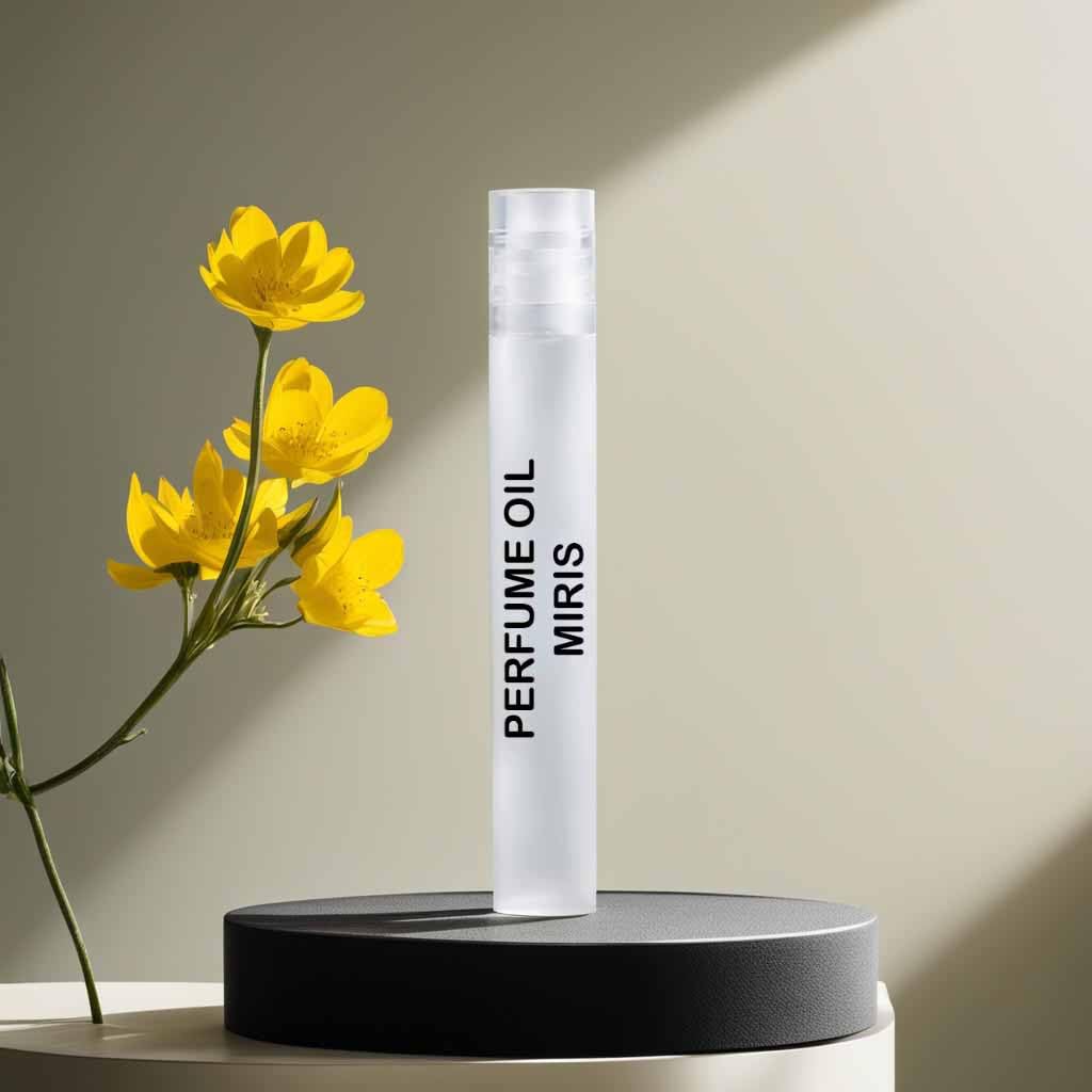 MIRIS Perfume Oil No. 40426, Inspired by French Leather, Long-Lasting Unisex Roll-On For Women and Men, Rollerball 0.34 Fl Oz / 10 ml