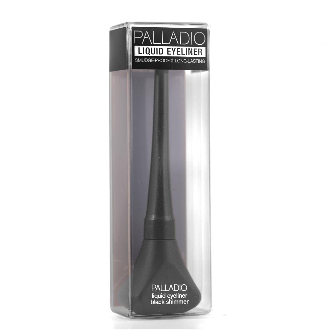 Palladio Liquid Eyeliner, Black Shimmer, Highly Pigmented, Waterproof, Smear-Proof, Includes Easy G Wand Applicator
