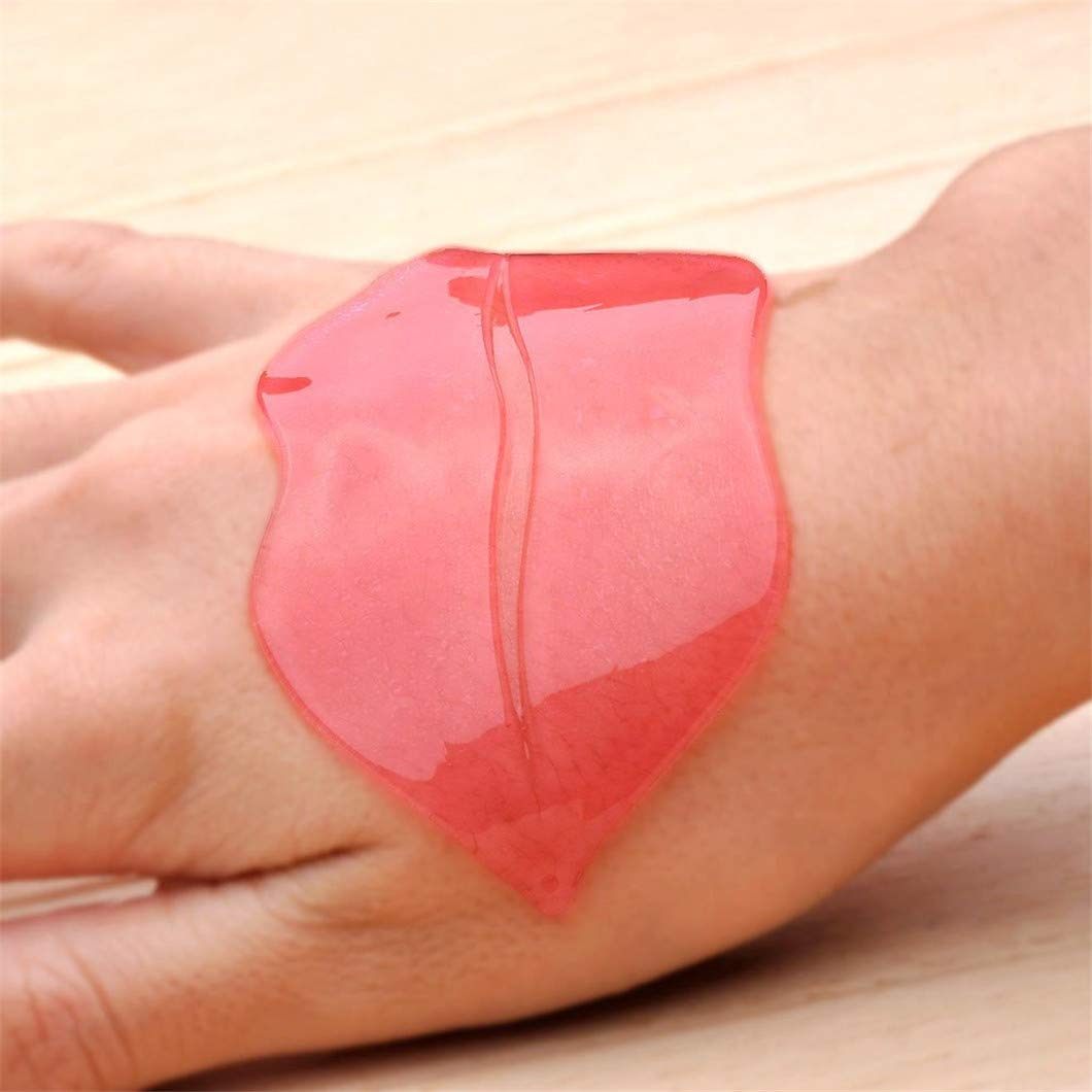 30PCS Collagen Lip Masks,Crystal Moisturizing Lip Care Lip Sheet Lip Patches for Dry Lips & Anti-Chapped, Smoothing Lip Lines, Plumping Your Lips Attractive, Pink