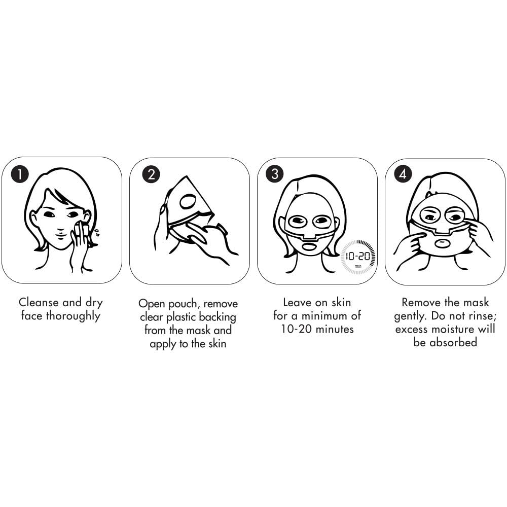 Clinical Resolution Peptide Aqua Gel Mask Instant Hydration, Soothing, Cooling Post-Treatment & Microneedling Relief, 10 Single-Use Masks (2 Boxes, 5 per Box)