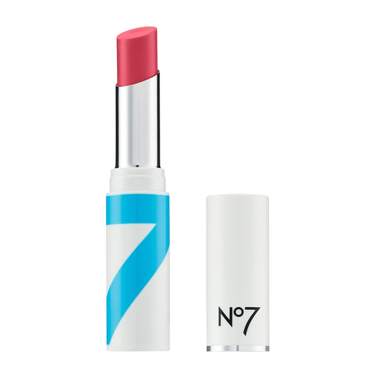 No7 HydraLuminous Lip Balm - Blush - Tinted Lip Balm with Hydrating Hyaluronic Acid - Lip Moisturizer with Sheer Color for Subtle Shine & Balmy Finish (2.8g)