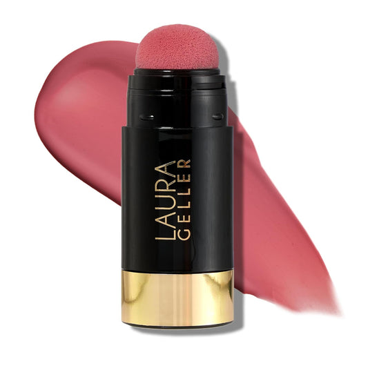 LAURA GELLER NEW YORK Serum Blush Tint, Lightweight Liquid Blush for Cheeks, Weightless Watercolor Sheer Finish, Beautiful Blossom