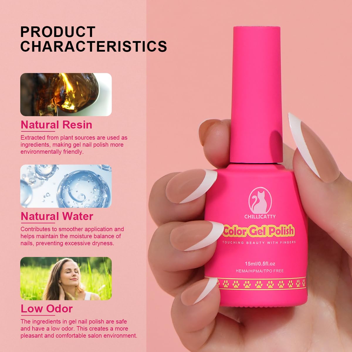 Reflective Glitter Gel Nail Polish, HEMA HPMA TPO Free, Purple Flash Diamond Shimmer, Need UV Lamp Long Lasting Salon Perfect Gel Nail 15ML for Women (Dia-005)