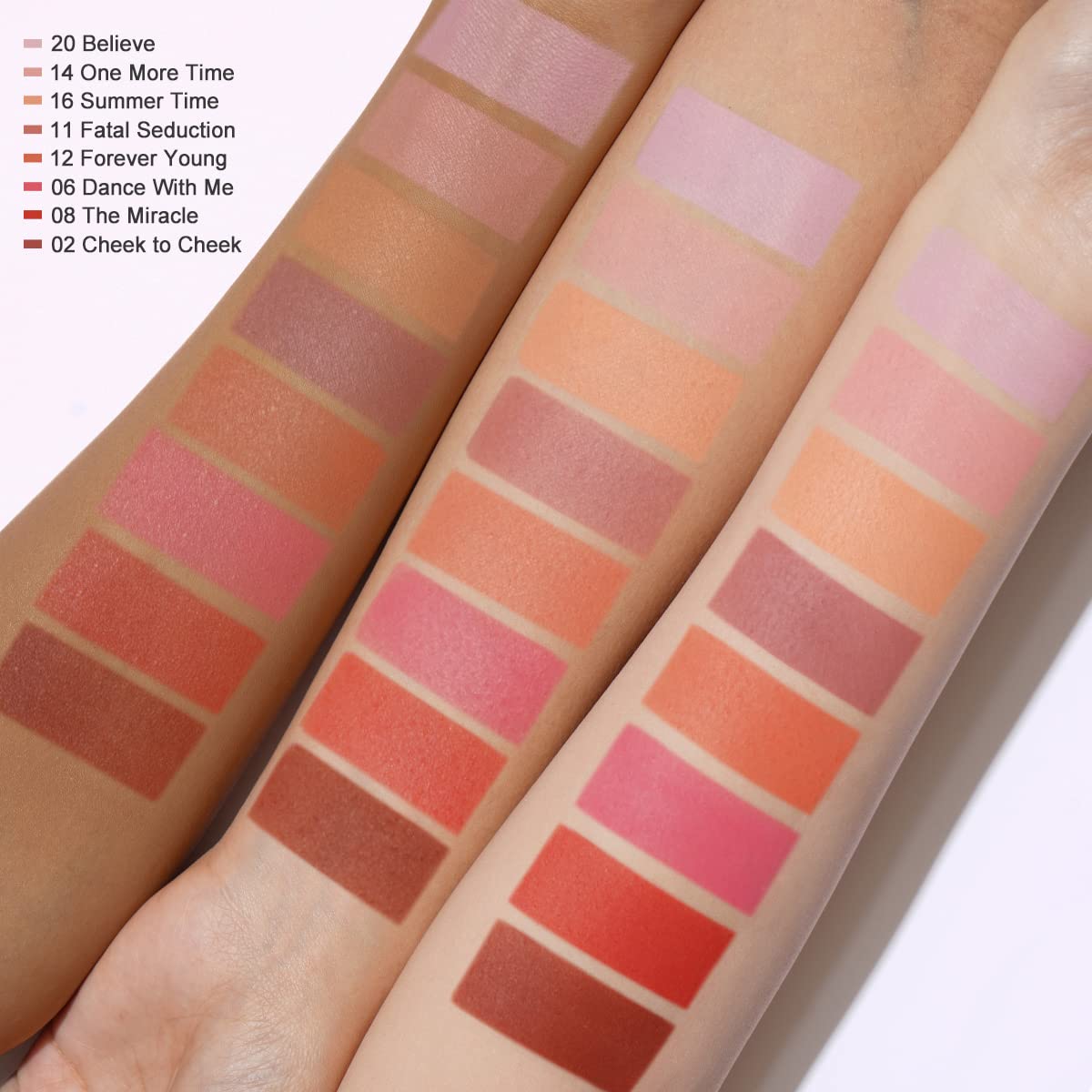 OULAC Matte Blush Makeup| Highly Pigmented Powder Blush| Natural Matte Glow| Cruelty-Free blush with Rose Oil| 08 The Miracle 4.8g