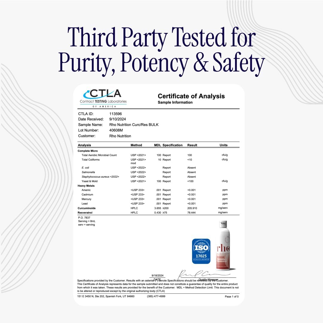 Liposomal Curcumin + Resveratrol (3 Pack) – Ultra High Absorption Liquid Curcumin Supplement – Promotes Joint Comfort, Mobility, Cellular Health and Overall Well-Being