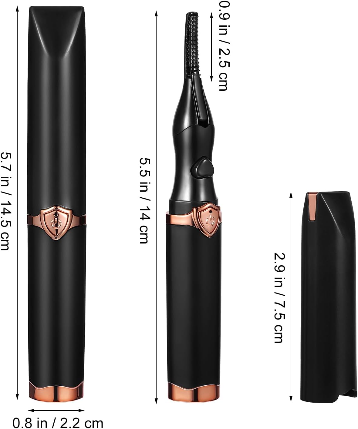 Mipcase Heated Eyelash Curler USB Charge Lash Curler Heat Electric Eyelash Curlers for Women Makeup Tool